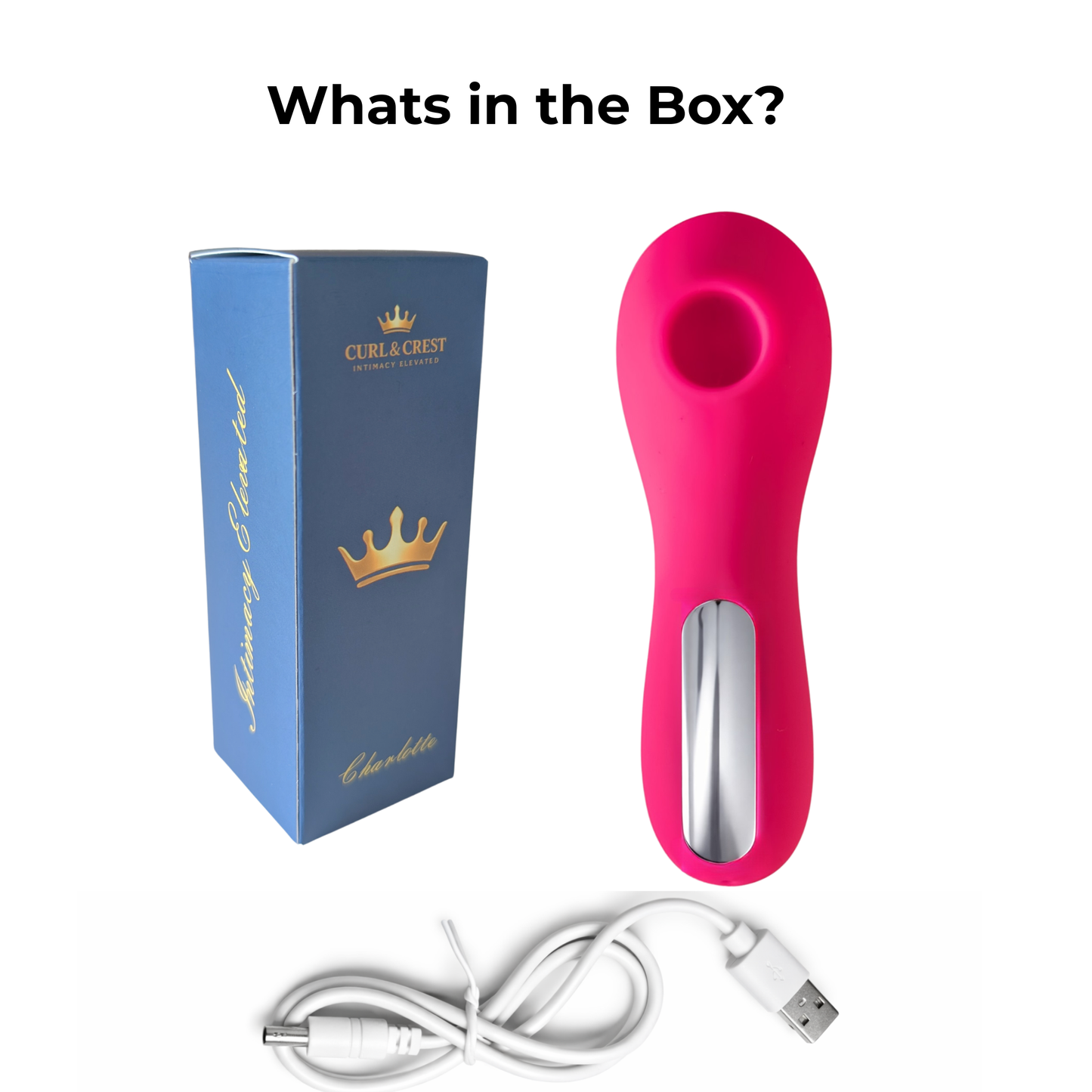 Charlotte – Targeted Air Pulse Stimulator, Quiet & Compact, Perfect for Travel